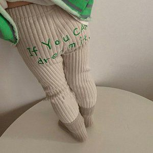 MiniOlie Embroidered Pants (6-9M)
